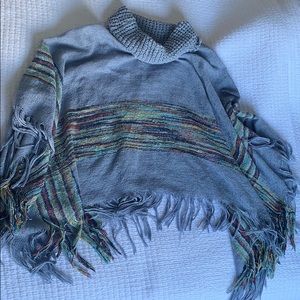 Belle Dame Women Turtleneck Poncho